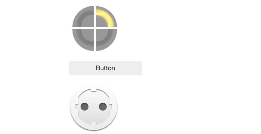 A simple user interface representing the kitchen timer in the output of a cell in a Jupyter notebook.